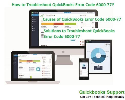 Troubleshoot QuickBooks Error Code 6000-77